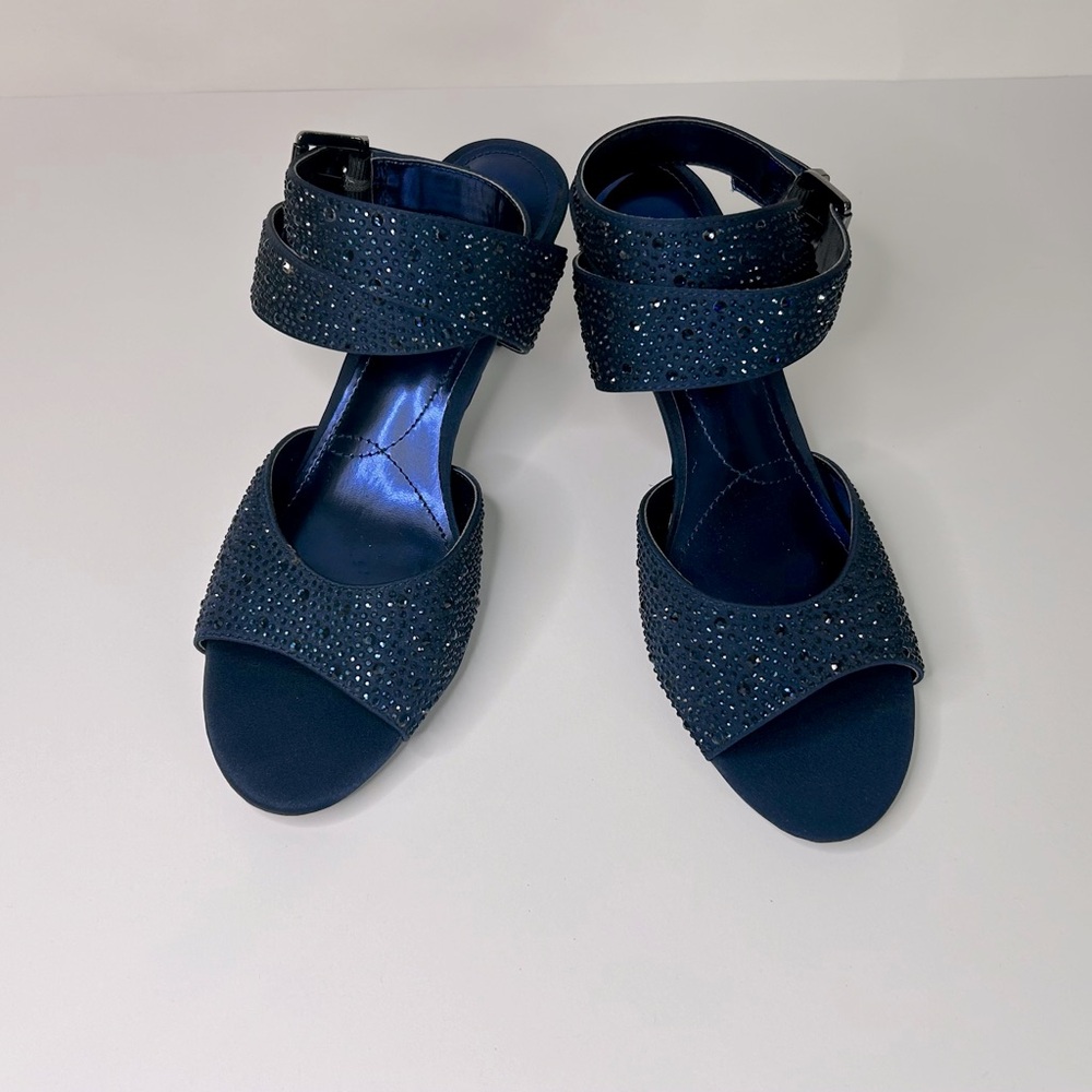 J.Renee 7.5 navy blue dress heels